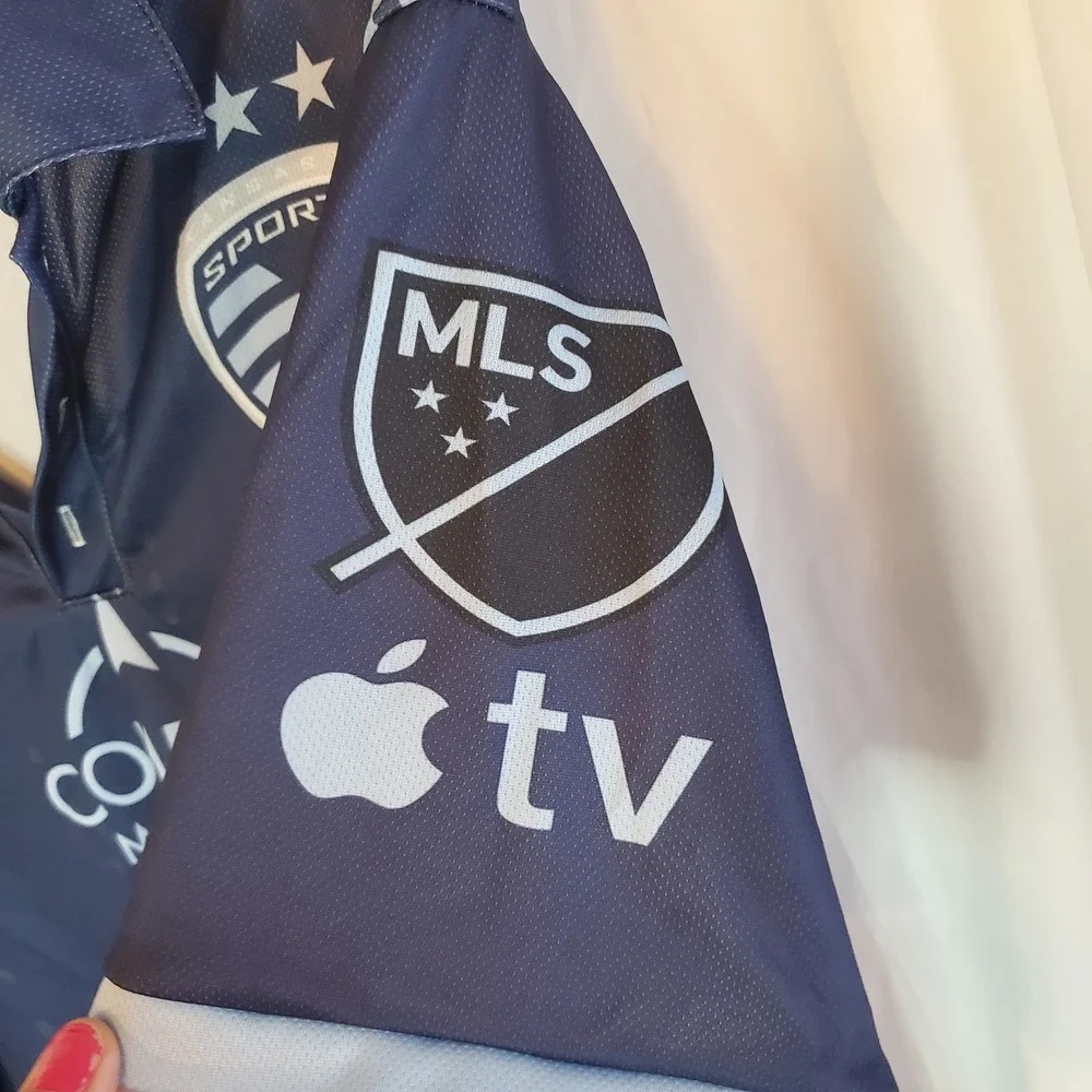 Adidas Sporting KC Sparky 11 MLS Apple TV Soccer Jersey Mens‎ XL